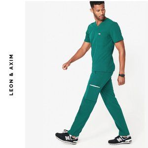 FIGS Men's Hunter Green Chisec/AXIM (Top & Bottom Set)